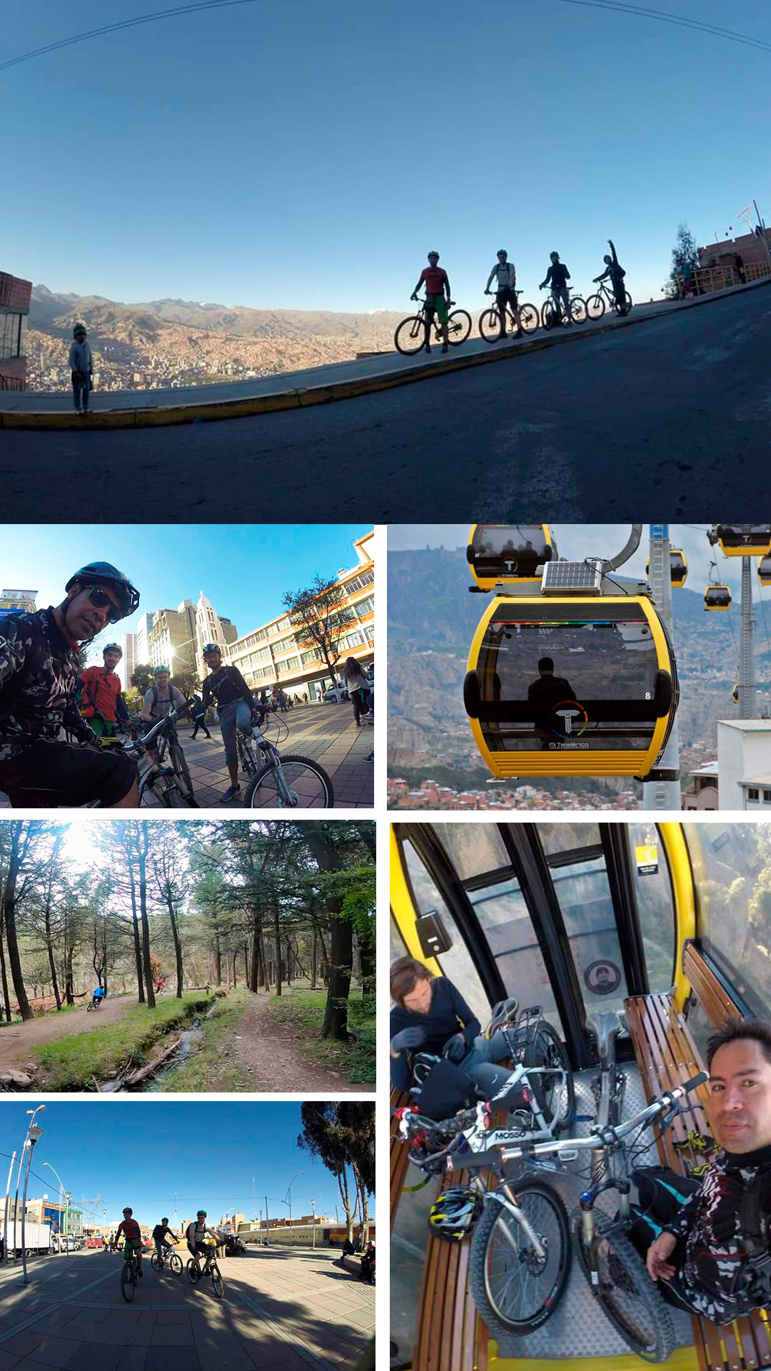 Ride biking urban La Paz - Bolivia
