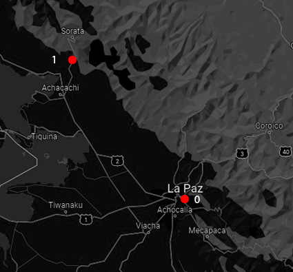 map La Paz - Loma Loma